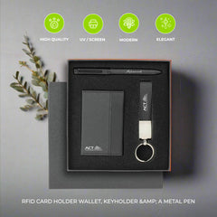 NARVIK - SANTHOME Gift Set (Card Holder, Key Chain and Pen)