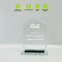 Crystal Shape Award Trophy