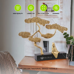 Marble Home Decor Pine Creative Living Brass