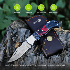 Pakka Wood Folding Knife