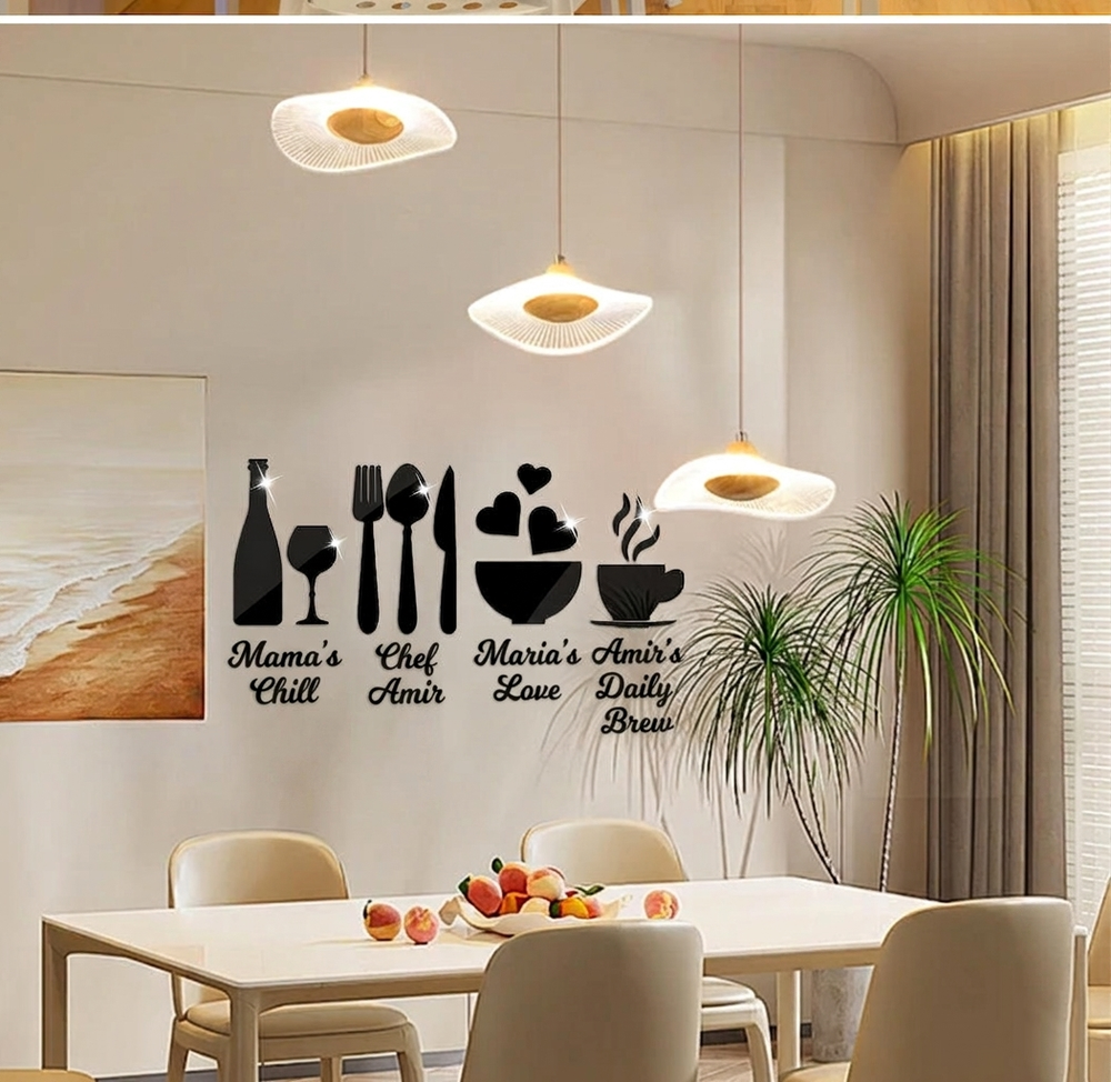 Acrylic Mirror Wall Decoration
