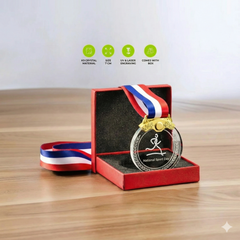 Corporate Crystal Medals Without Custom Landyard