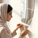 3D Acrylic Leaf Mirror Wall Decor