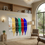 3D Acrylic Leaf Mirror Wall Decor