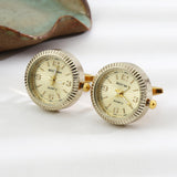Men’s Luxury Gold Watch Cufflinks