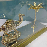 Metal Gold Camel Statue Souvenir