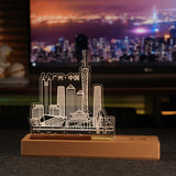 Customizable Rechargeable Acrylic Wireless Charging Table Lamp