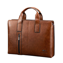 PU leather laptop bag business suitcase