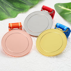 Award Medallion Metal Sport Blank Medals with Ribbon