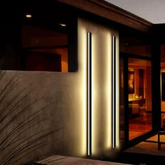 Outdoor Wall Sconce LED Waterproof IP65 Aluminum Modern Linear Long Strip Wall Light