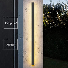 Outdoor Wall Sconce LED Waterproof IP65 Aluminum Modern Linear Long Strip Wall Light