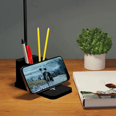 Giftology 3-in-1 Desk  Lamp with 15W Wireless Charger  & Pen Holder