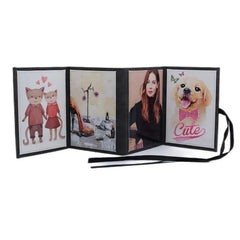 PU Leather 4 Sheets Foldable Photo