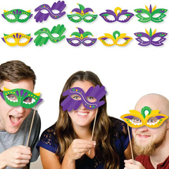 Colourful Paper Party Masks