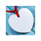 Double Sided Arabesque Shaped Sublimation Aluminum Ornaments