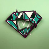 Custom Enamel Lapel Pin With Embossed/Debossed