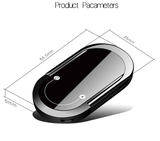 USB Fancy Lighters Rotating Mobile Phone Buckle Ring Holder Tungsten Ignition Cigarette Lighter