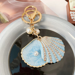 Pearl Shell Bead Keychain Or Phone Pendent