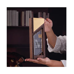 Wooden Trophy Awards With Crystal