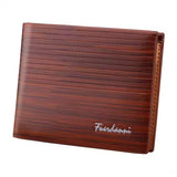 Minimalist Wallet PU Leather Men Wallet Short Multicolor Leisure