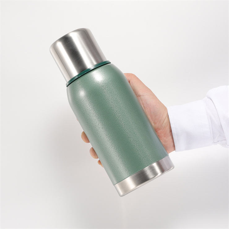 Vacuum Insulated Wide Mouth Bottle Stainless Steel Thermo for Cold & Hot Beverages