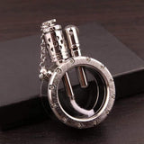 Transparent Oil Tank High-grade Brass Special-shaped Kerosene Lighter Collection Type Manual Lighter