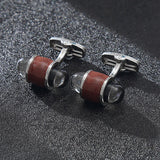 Men’s Personalized Bullet-Shaped Copper Cufflinks