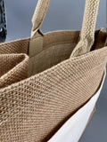 Customized Jute Bags with Cotton Pocket