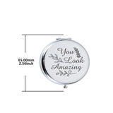 Customized Logo Metal Pocket Mirror