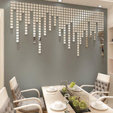 Mosaic Acrylic Mirror Wall Stickers