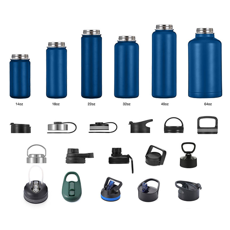 Stainless Steel Water Bottle Double Wall Vacuum Insulated Leak Proof Sports