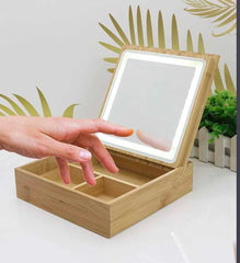 Bamboo Frame Vanity Mirror