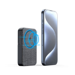 Magnetic Wireless Power Bank  10000mAh – 15W Fast Charge  with 2.5W iWatch Charger