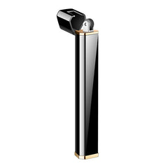 High Quality Metal Thin Strip Gas Lighter Simple Rechargeable Long Cigarette Lighter