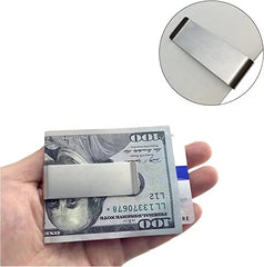 Aluminum Mens Wallet Metal Money Clip
