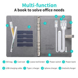 Custom Logo Wireless Charging Notebook Business Gift