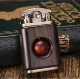 Kerosene Lighter Windproof Rosewood Retro Wood Personality Creative Cigarette Lighter Pure Copper