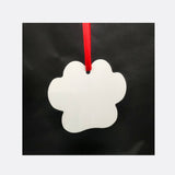 Double Sided Arabesque Shaped Sublimation Aluminum Ornaments