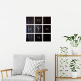 Square Acrylic Mirror Wall Clock