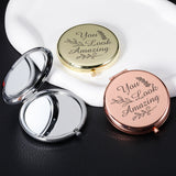 Customized Logo Metal Pocket Mirror