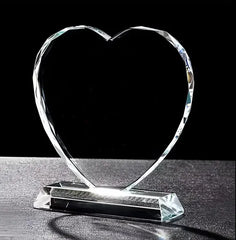 Heart shape crystal