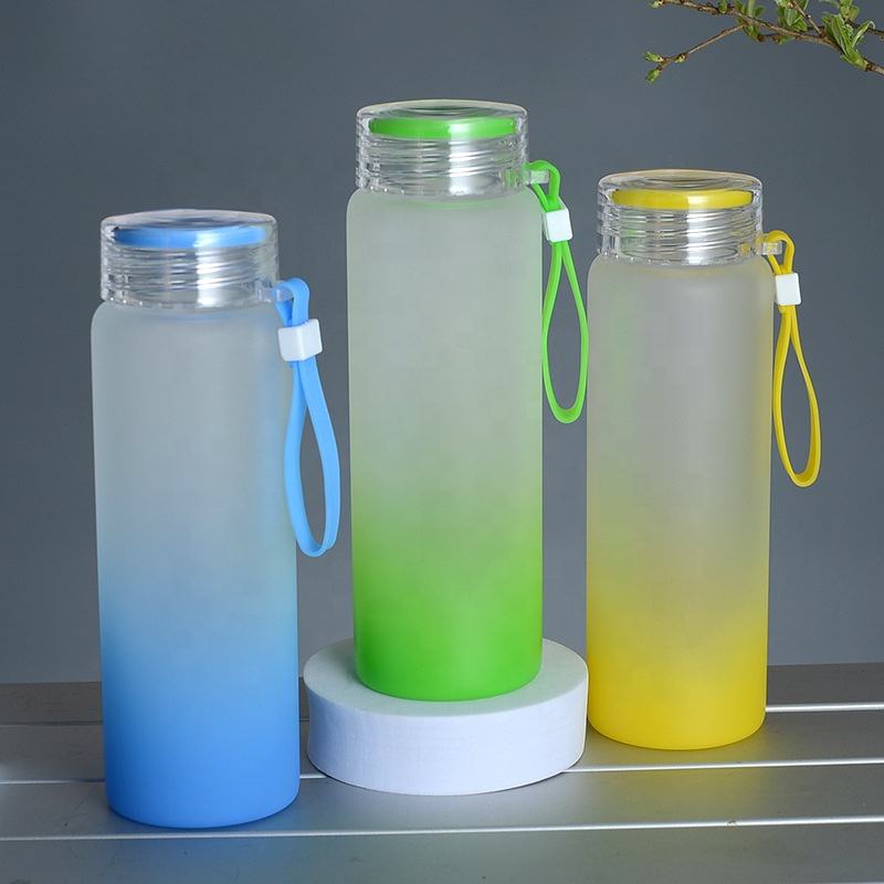 Thermal Gradient Glass Water Bottle