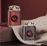 Kerosene Lighter Windproof Rosewood Retro Wood Personality Creative Cigarette Lighter Pure Copper