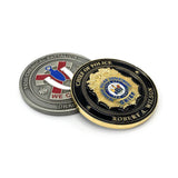 Custom Enamel Lapel Pin With Embossed/Debossed
