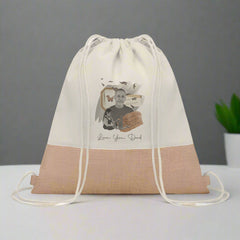 Jute Base Cotton String Bag