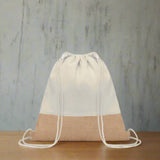 Jute Base Cotton String Bag