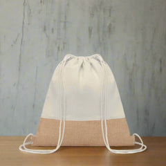 Jute Base Cotton String Bag