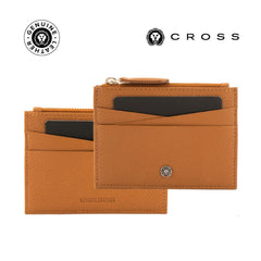 CROSS Pebble Leather Ladies' 6CC Zip Card Holder