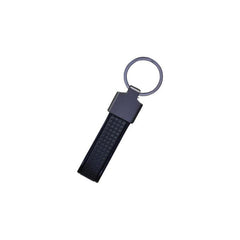 Metal Keychain with Carbon Fiber