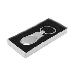 Oval Shaped Metal Keychains